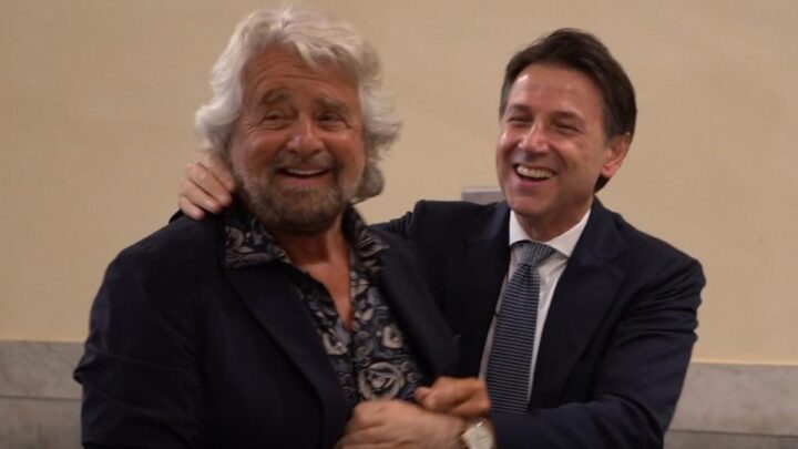 Cinque Stelle, Grillo e Conte