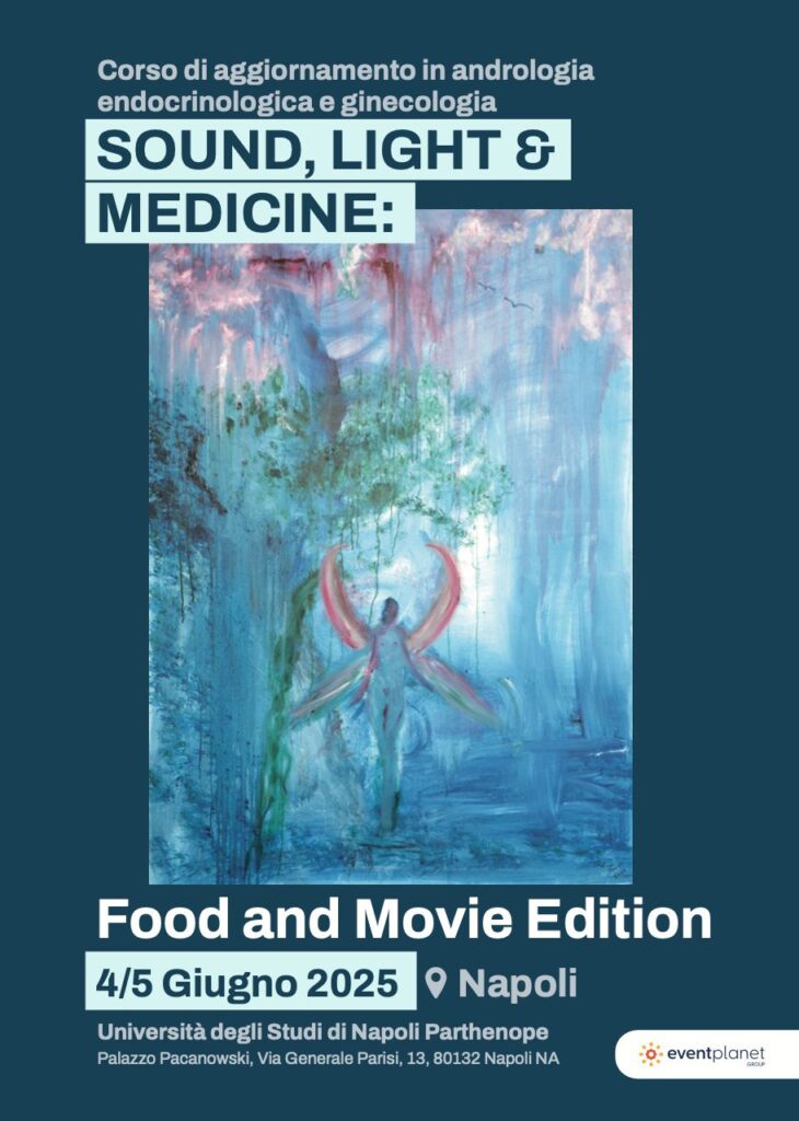 Quinta edizione dell’evento annuale “Sound, Light & Medicine” ideato dal dottor Fabio Perricone sui temi della fertilità e sessualità maschile e femminile, quest’anno declinato come “Food and Movie Edition"